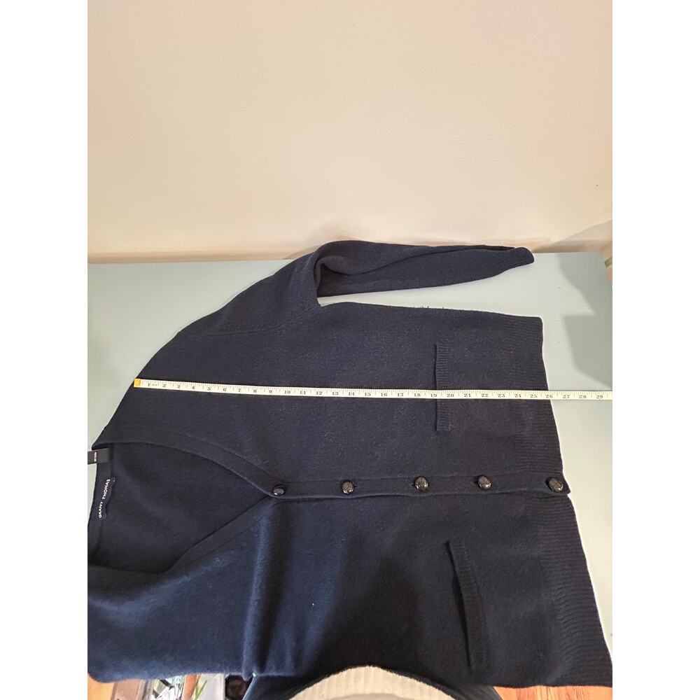 Grant Thomas wool cardigan mens XL blue v neck pockets - Picture 7 of 7